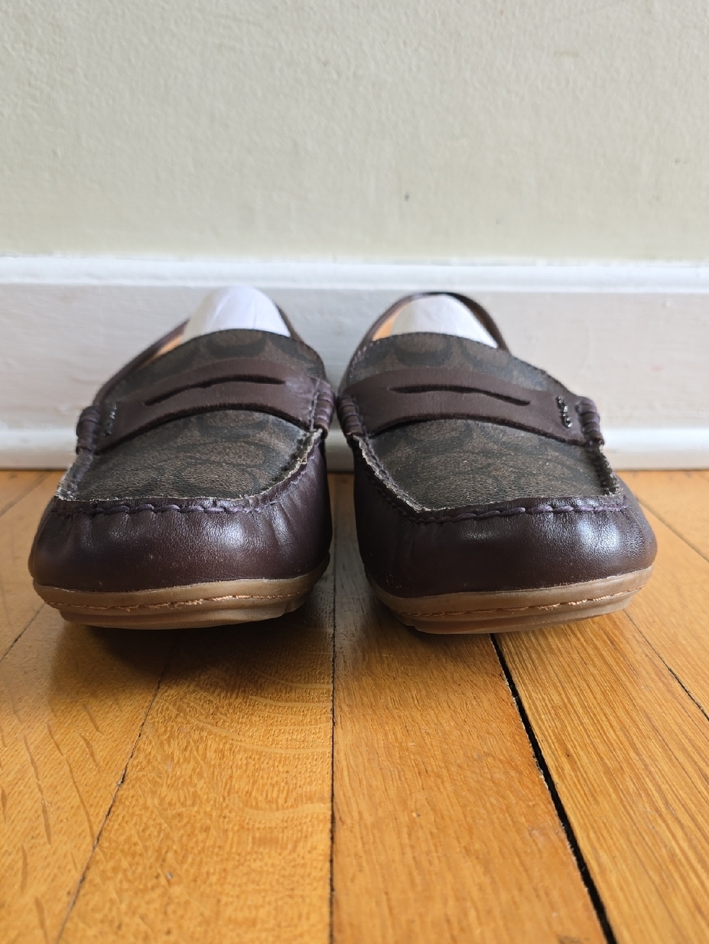 Coach, Signature Collon Driver, Mahogany, EUC, Men's 9 - Picture 6 of 16